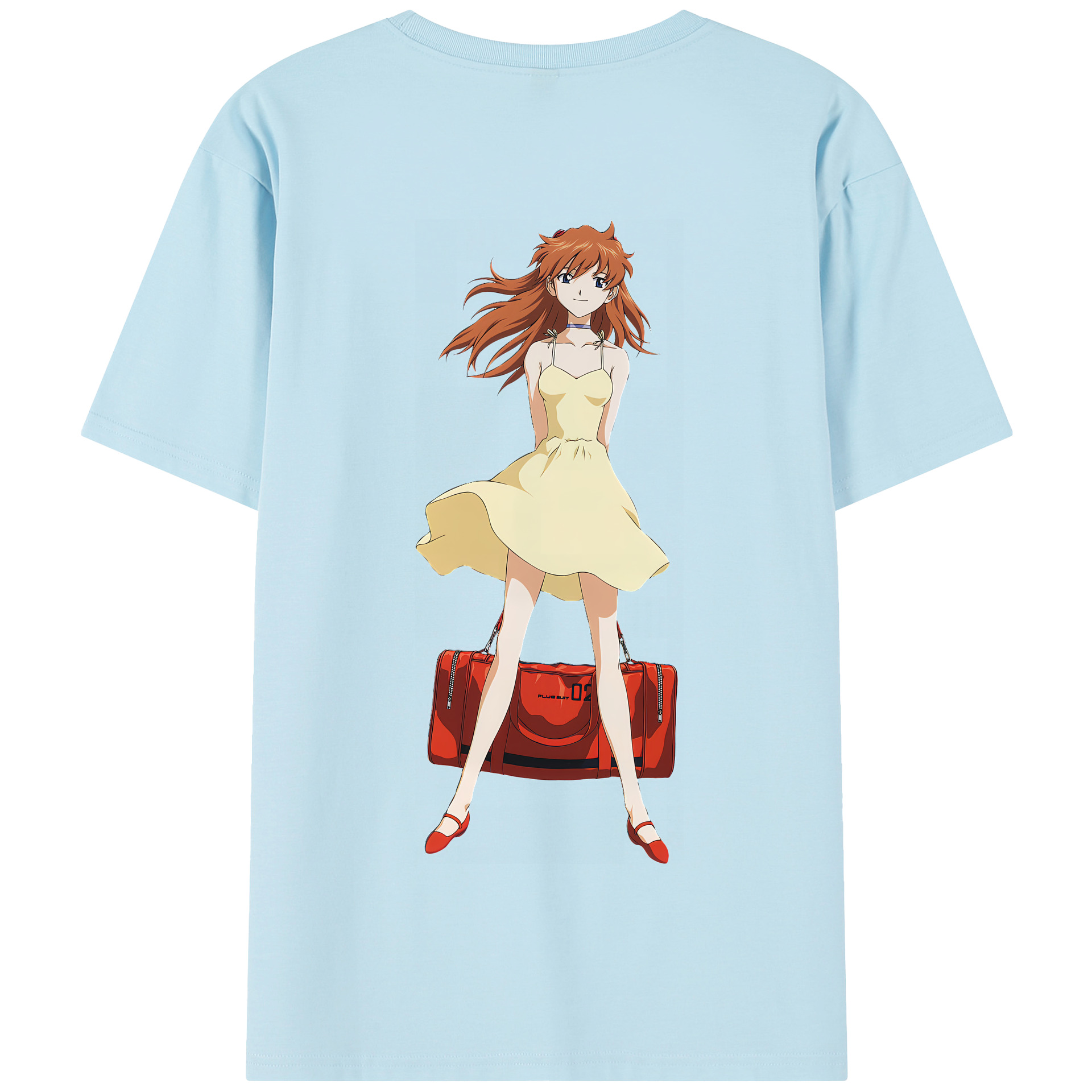 （画像用） EVA 新世紀エヴァンゲリオン 綿100％半袖Tシャツ（背面プリント）